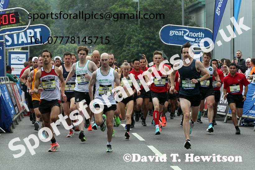 2021 Great North 10k, Gateshead. Photo: David T. Hewitson/Sports for All Pics